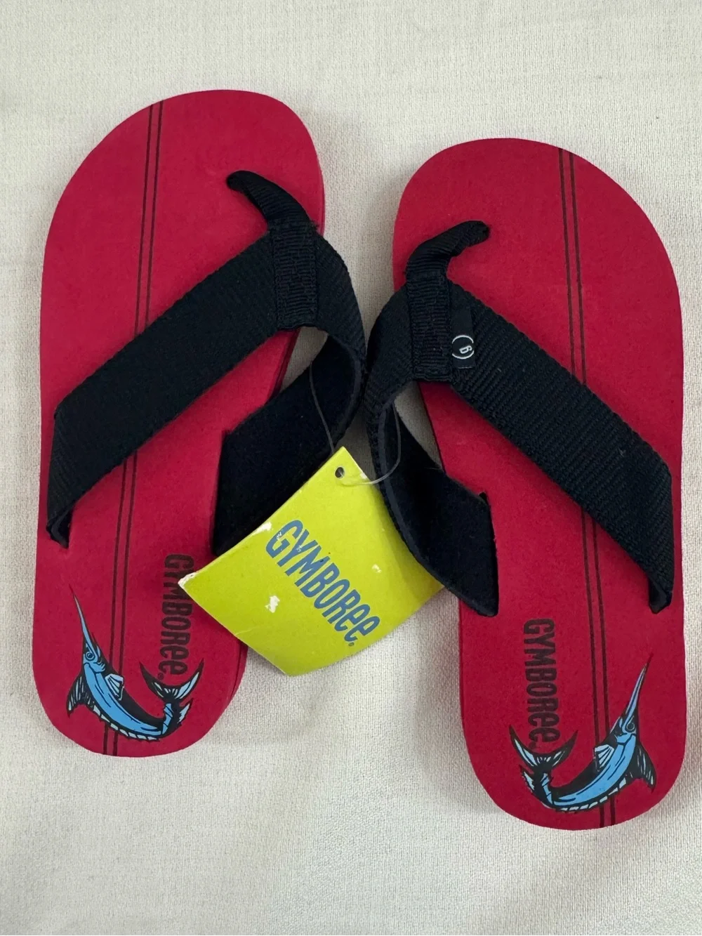 NWT Gymboree Kids Red Flip-Flops